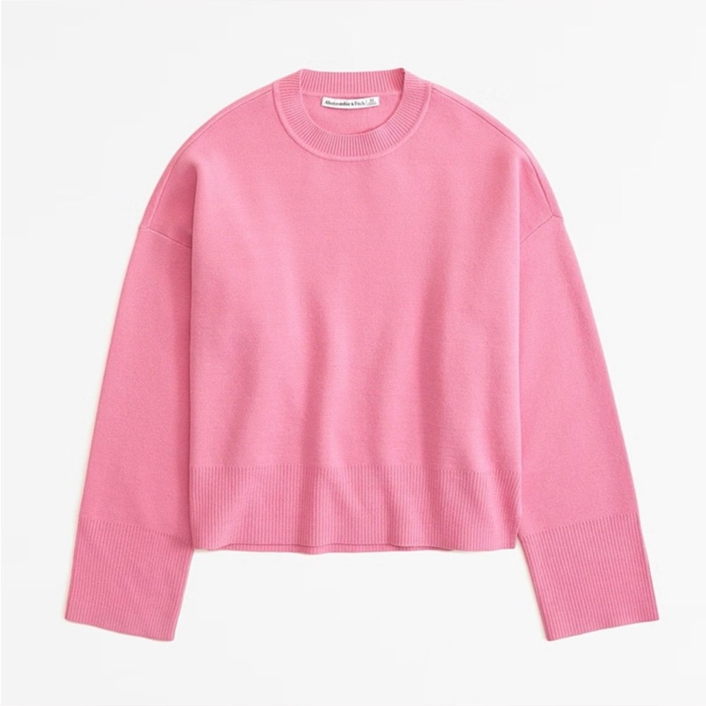 Abercrombie & Fitch Pink Crew Neck Sweater